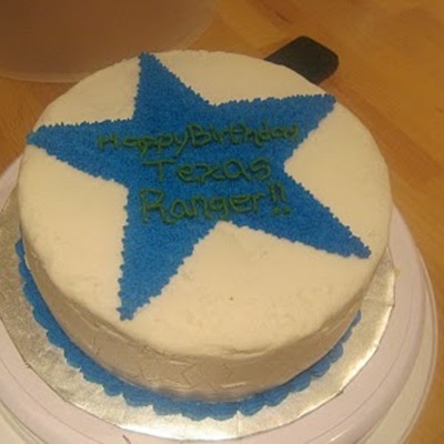 Texas Ranger Star Cake