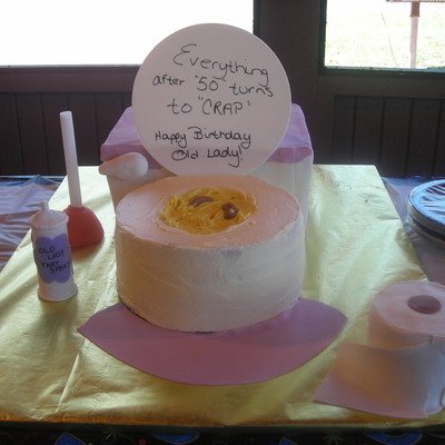 Toilet Cake