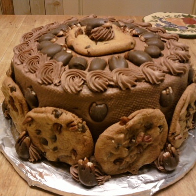 Chocolate Turtle Cake