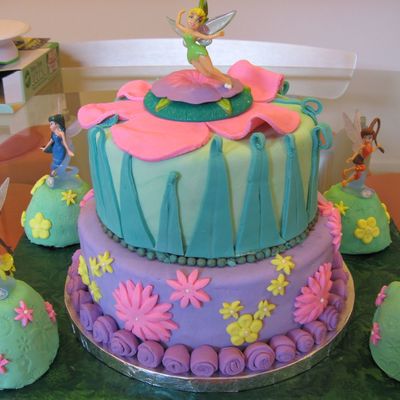 Tinkerbell Cake For 4Th Birthday