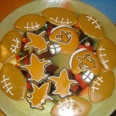 Saints And Fleur De Lis