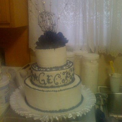 3 Tiered Wedding Cake