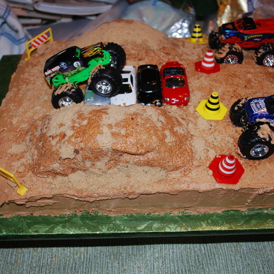 Monster Truck Cake