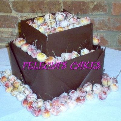 Box Cake W/cherries