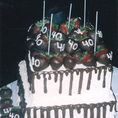 40Th B-Day Wih Chocolate Strawberries
