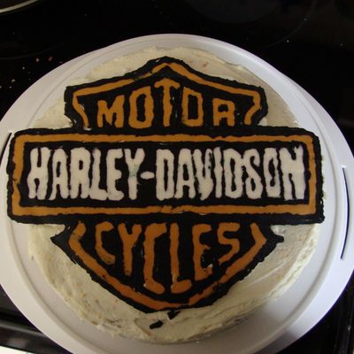 Harley Davidson Father's Day Cake