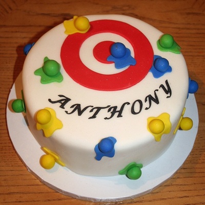 Anthony's Paint Ball Cake