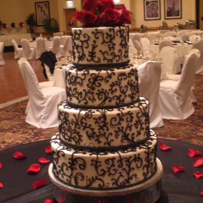 Scroll Wedding Cake