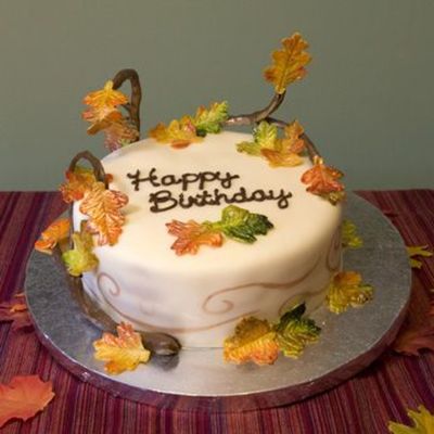 Fall Bday Cake