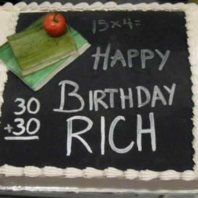 Teacher's Birthday Cake
