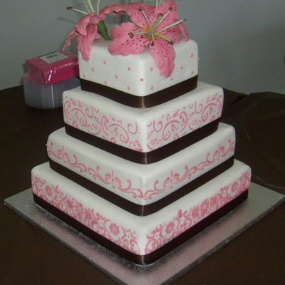 4-Tier Wedding Cake