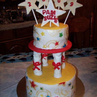 Pam & Suzie's Graduation Cake