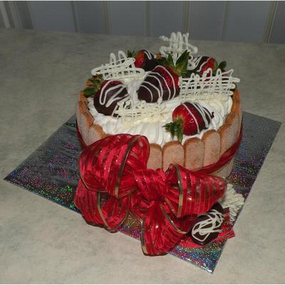 Strawberry/chocolate Cake