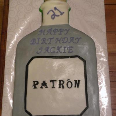 Patron Bottle Cake