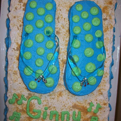 Flip Flops On The Beach