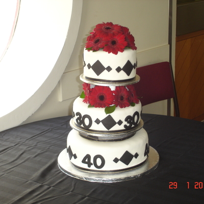 1920's Themed Wedding/birthday Cake