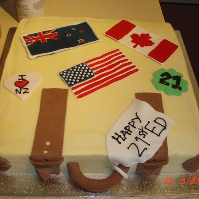 Trave Suitcase Cake