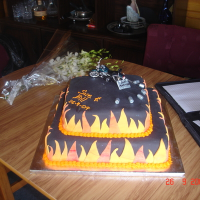 Harley Davidson Wedding Cake