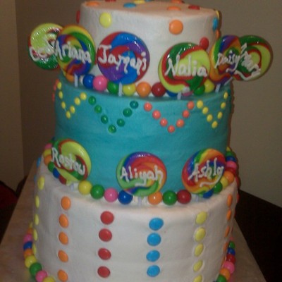 Candy Theme Cake
