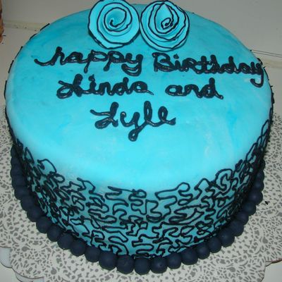 Lace Work Birthday Cake