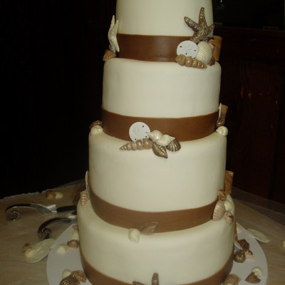 Seashell Wedding Cake