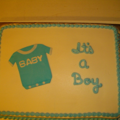 Onesie Baby Shower Cake