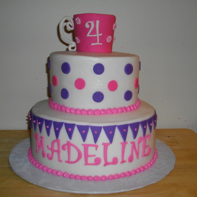 Tea Party Birthday Cake