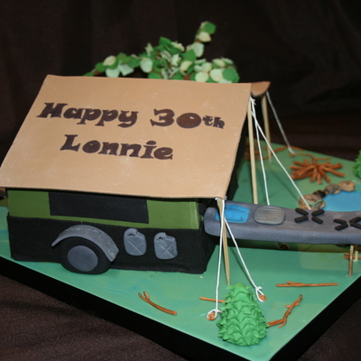 Camper Trailer Cake
