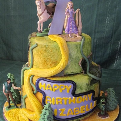 Tangled Cake