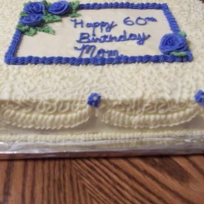 Side View Birthday Cake