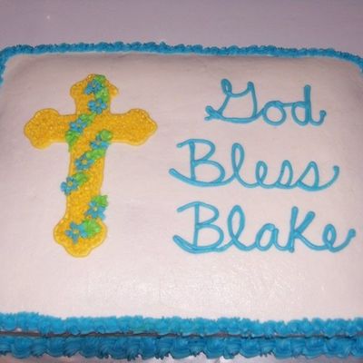 Baptism Cake