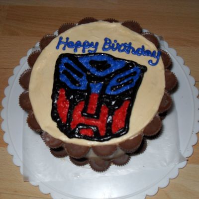 Transformers Birthday Cake