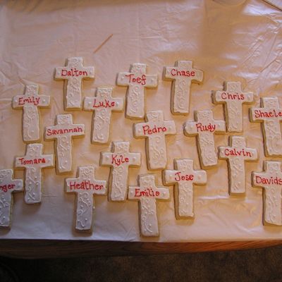 Confirmation Cross Cookies