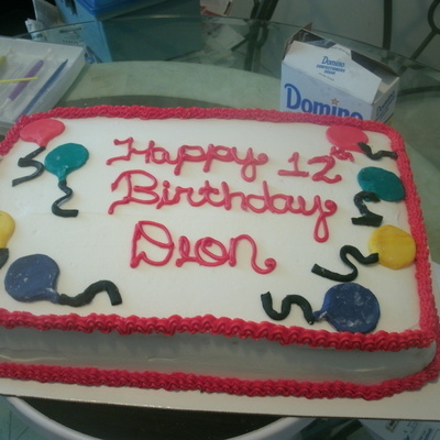 Birthday Cake For My Friend's Son