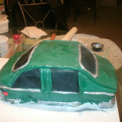 First Car Cake Minus The Wheels
