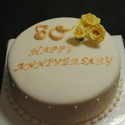 50Th Anniversary Cake