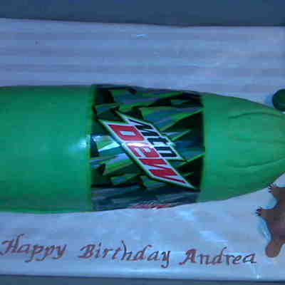 Moutain Dew Cake And Ground Hog