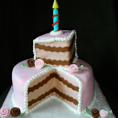 Slice Piece Birthday Cake