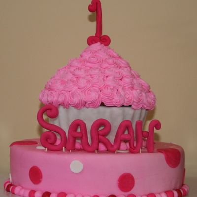 Giant Cupcake First Birthday