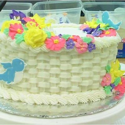 Wilton Course 2 Final Cake