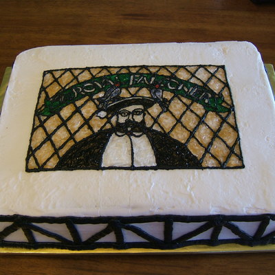 Royal Falconer Grooms Cake