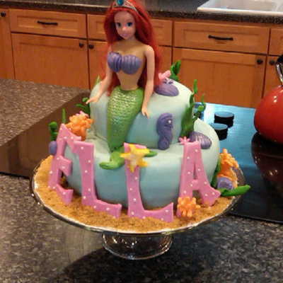 Ariel Under The Sea Cake