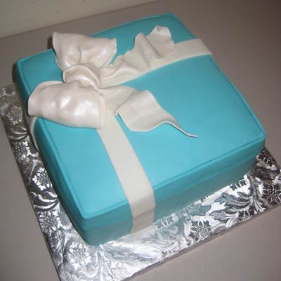 Tiffany And Co. Box Within A Box Birthday Cake!