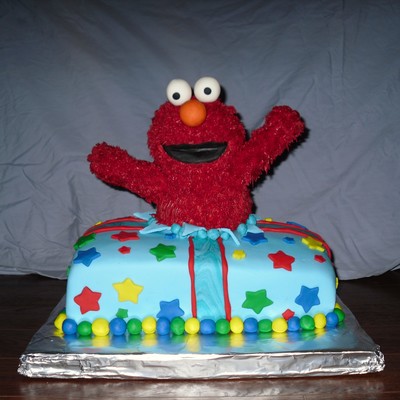 Elmo Birthday Cake