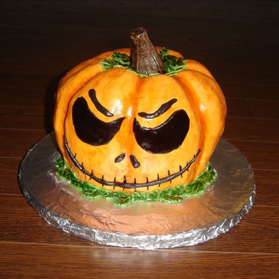 Jack-O-Lantern Cake