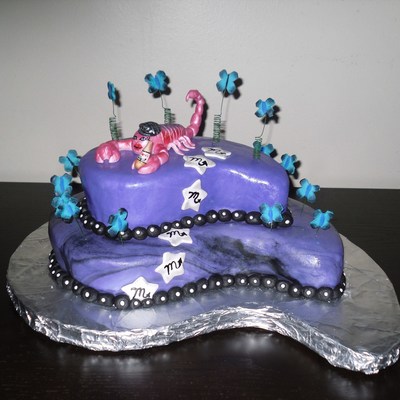 Scorpio Cake