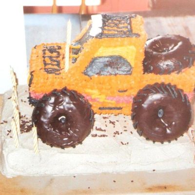 Monster Truck Cake