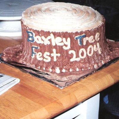 Tree Stump Cake