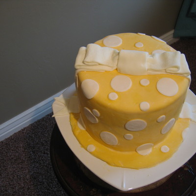 Polka Dot Birthday Cake