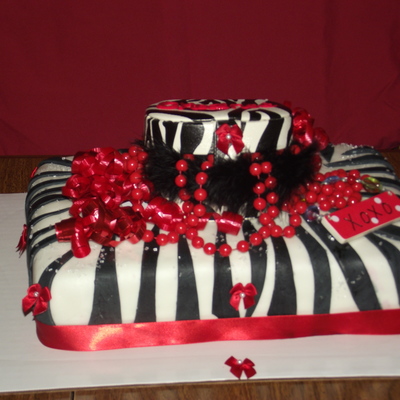 Zebra Print And Red
